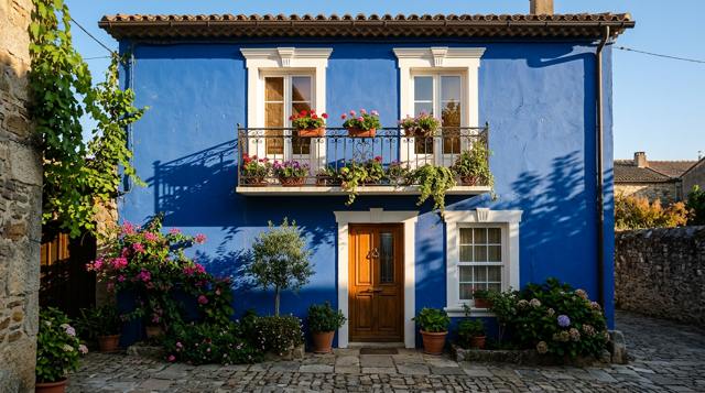 Das blaue haus in Pegau
